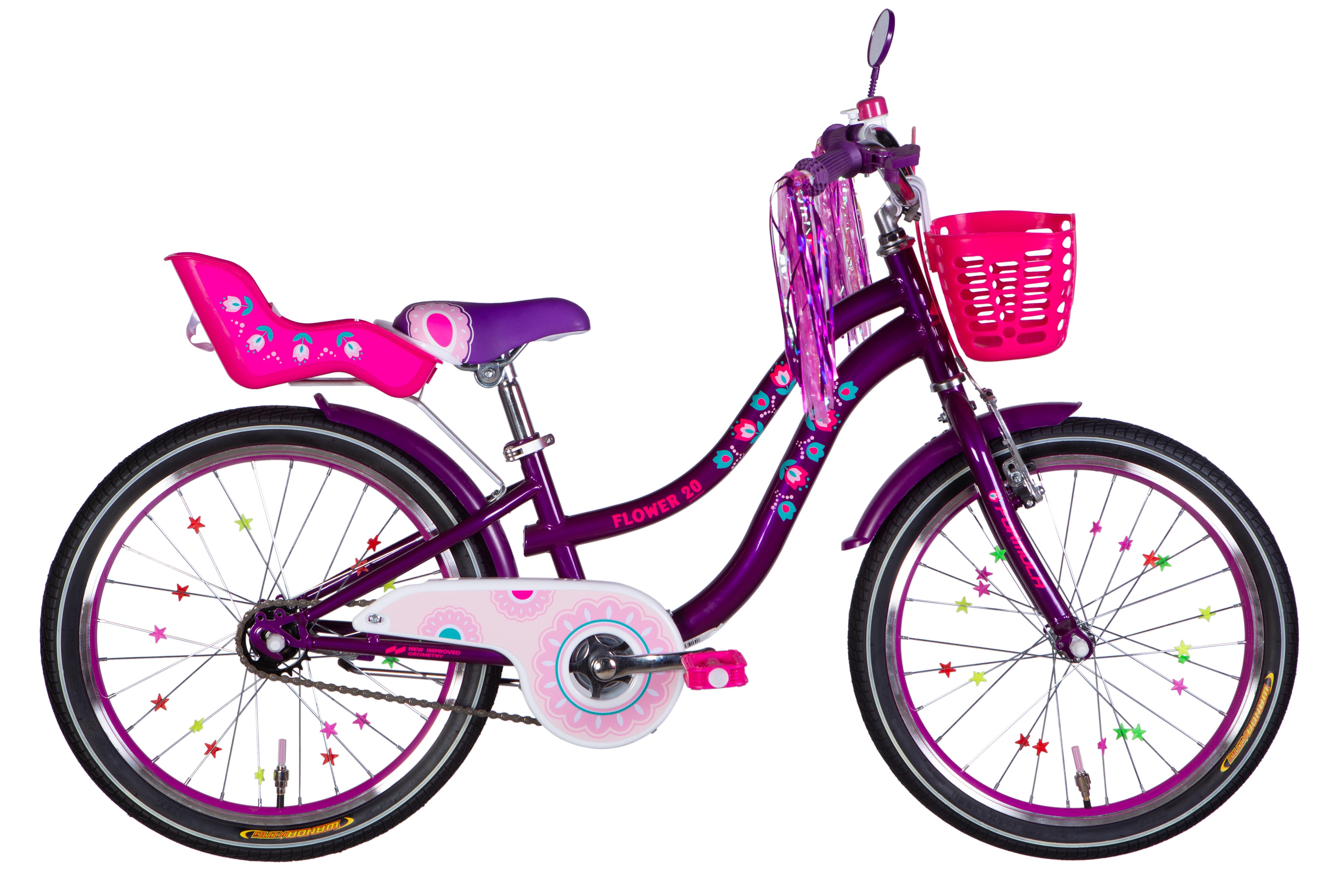 Велосипед ST 2025 20" Formula 2025 FLOWER PREMIUM BH рама 10" Фіолетовий (OPS-FRK-20-222)