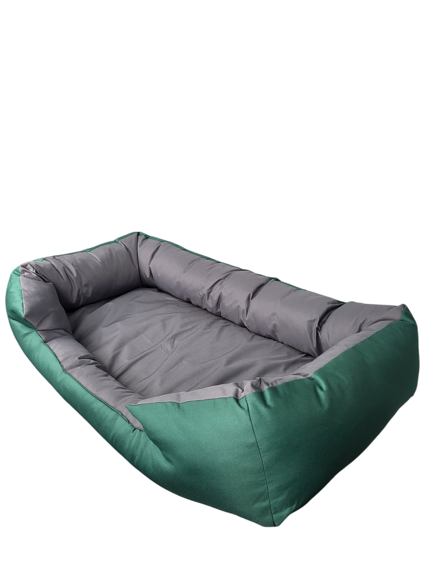 Лежанка для собак двусторонняя 100х60 см Серо-зеленый (1472) - фото 2 Лежанка для собак двусторонняя 100х60 см Серо-зеленый (1472) - фото 2