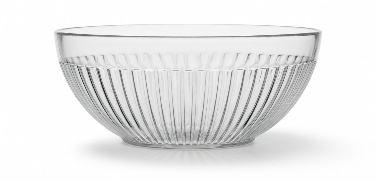 Салатник круглый стекло TrendGlass Ribs 2 л 21,7 см (41369)