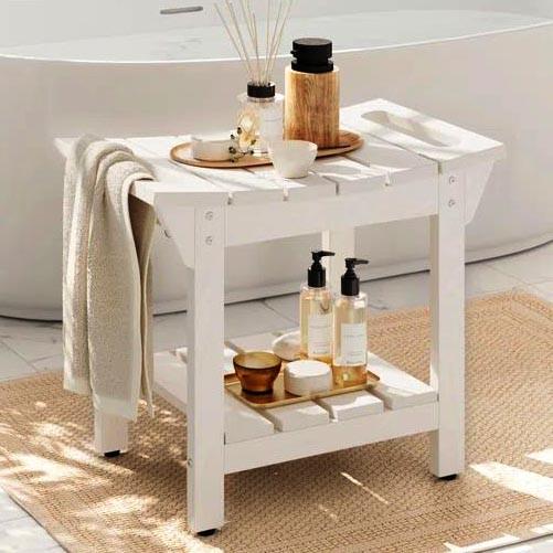 Табурет для ванной из дерева Донто Зефир (ТВН-007820)