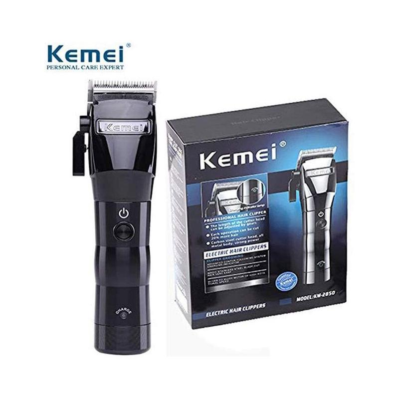 Триммер для волос и бороды Kemei KM-2850 с 4 насадками (KM-2850) - фото 2 Триммер для волос и бороды Kemei KM-2850 с 4 насадками (KM-2850) - фото 2