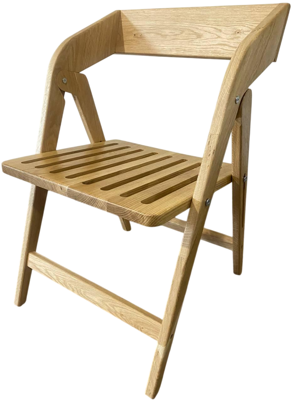 Стілець кухонний дерев'яний складаний з дуба ручна робота (33304994)
