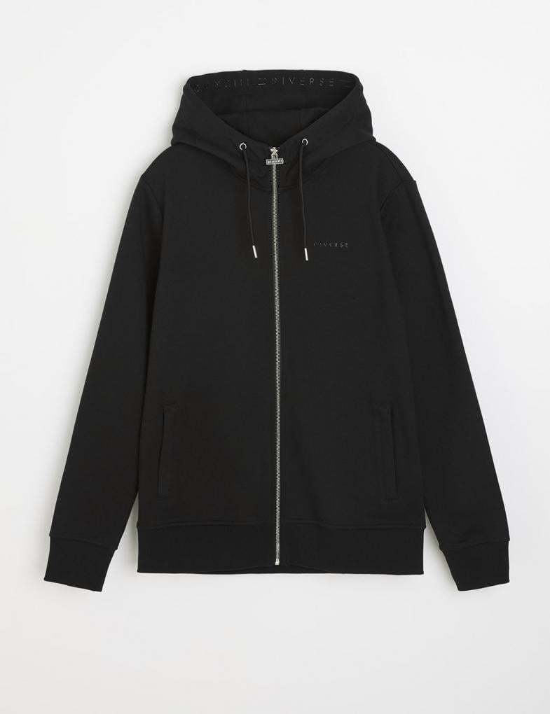 Толстовка чоловіча Diverse PRM ZIP 224 XXL Чорний (5905384066022)