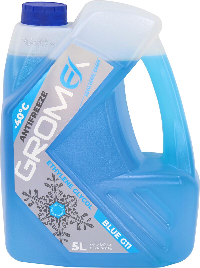 Тосол антифриз Grom-Ex G-11 -42 5 кг Синій