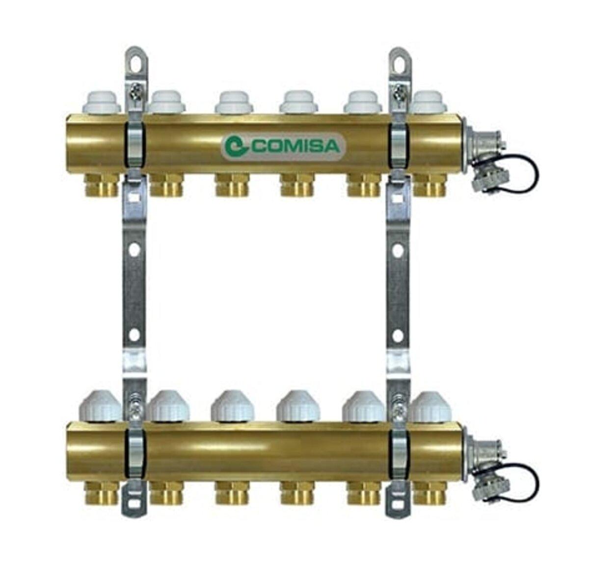 Розподілювач для опалення COMISA 3/4" 3 вихода без витратомірів (TK-88.10.523)