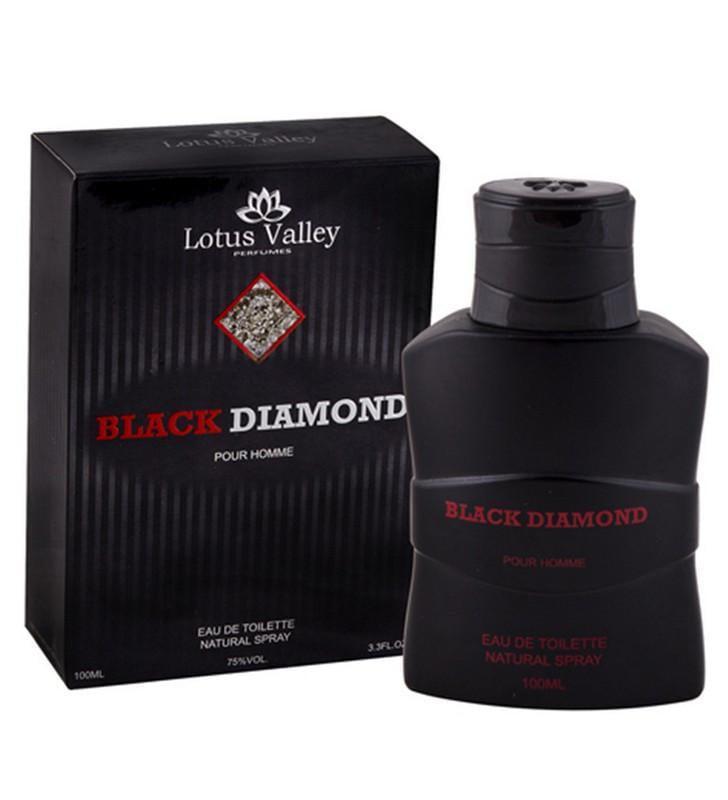 Вода туалетная мужская Lotus Valley Black Diamond 100 мл (1584)
