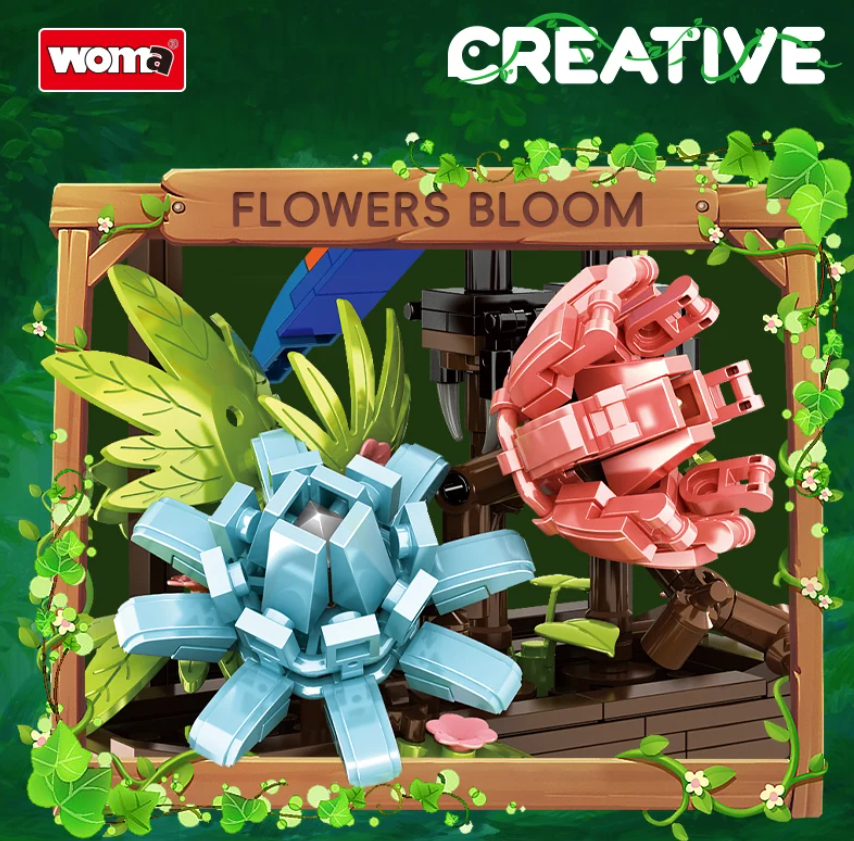 Конструктор дитячий Woma Папуга Хамелеон Краб 3в1 538 деталей - фото 7