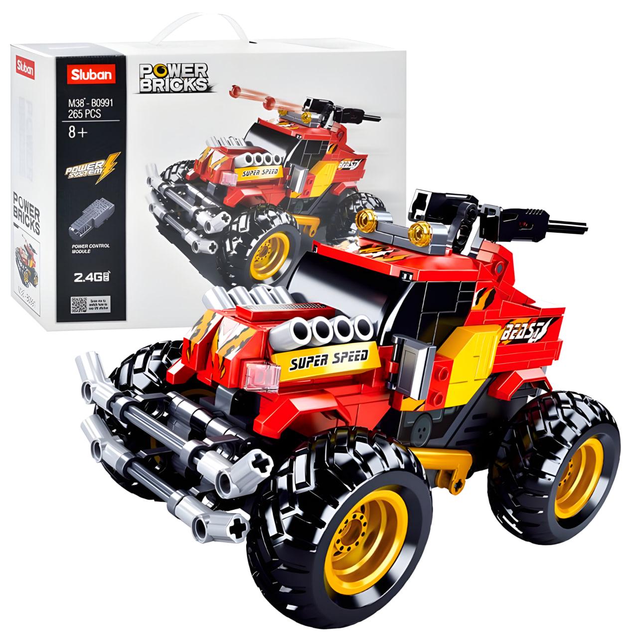 Конструктор Внедорожник Sluban с радиоуправлением 265 дет. (M38-B0991)