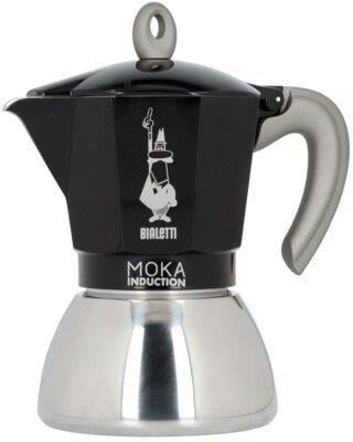 Кавоварка гейзерна Bialetti Moka Induction 6 TZ black (289049)