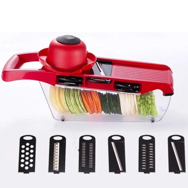 Овощерезка Mandoline Slicer 6в1 терка с контейнером (HF-00008674) Овощерезка Mandoline Slicer 6в1 терка с контейнером (HF-00008674)