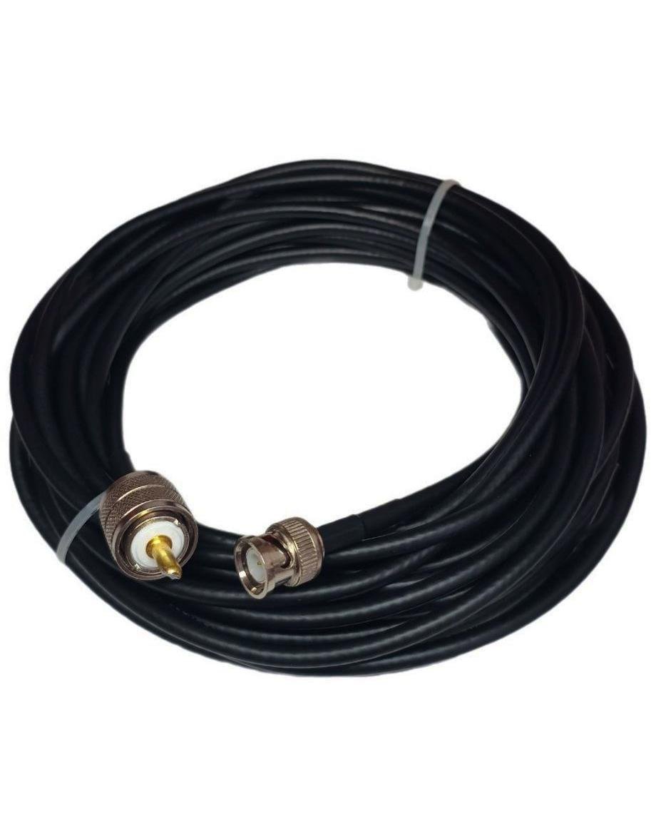 Кабель для антенны Паук 10 м UHF male PL259/BNC male (29547913)