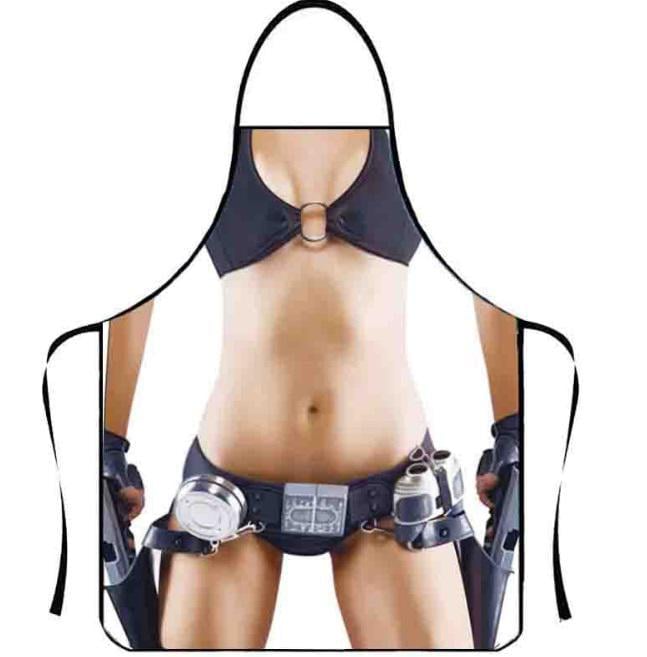 Фартух із приколом Жінка-поліцейський 14507 71х54,5х0,2 см (4819618)