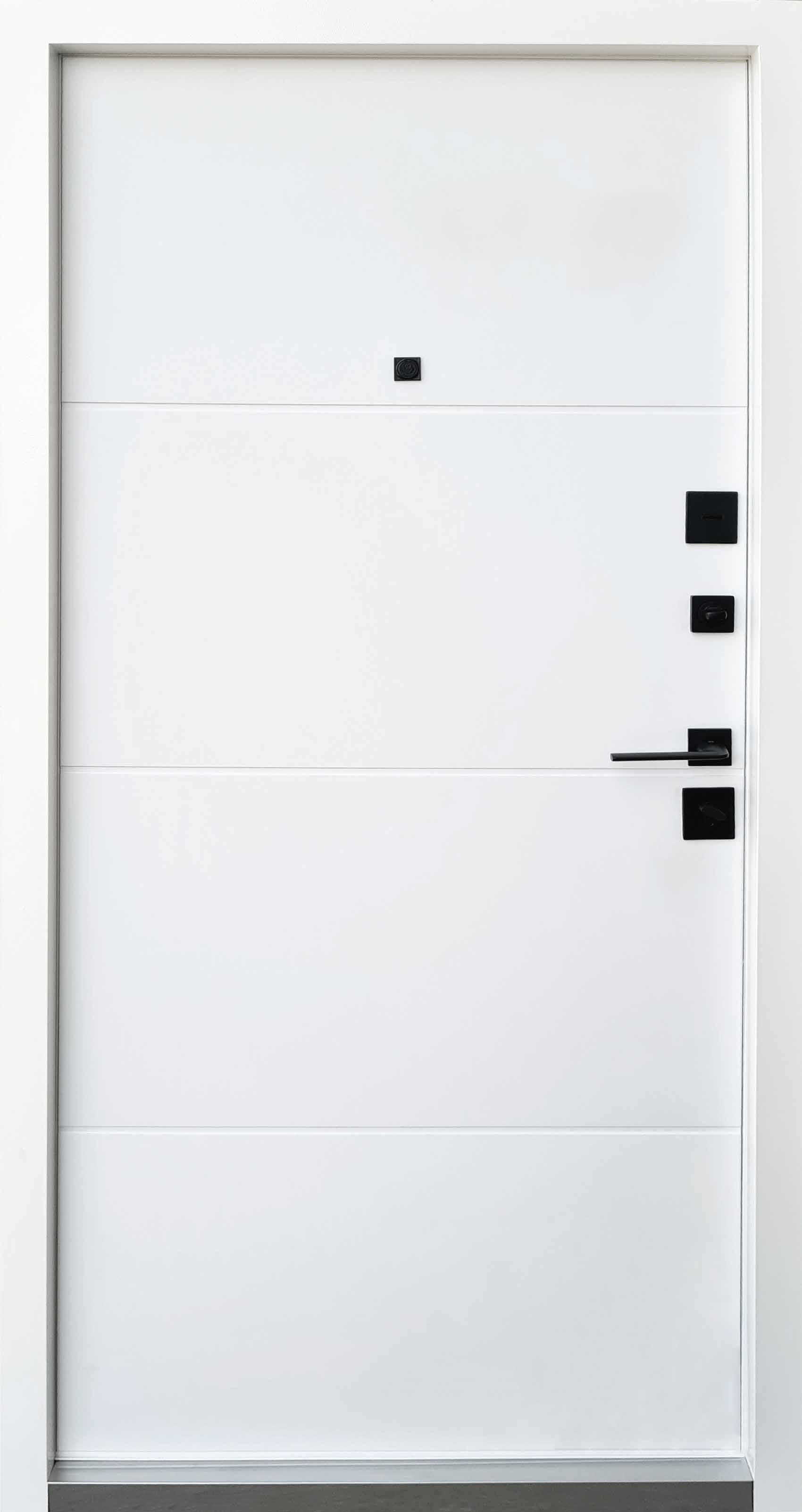 Дверь входная в квартиру QDoors Ультра Аккорд-Ас левая 850х2050 мм дуб табак/белое дерево (12)