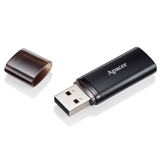 Флэш-память Apacer 64GB USB 3.2 AH25B Черный (ERC-AP64GAH25BB-1) - фото 2