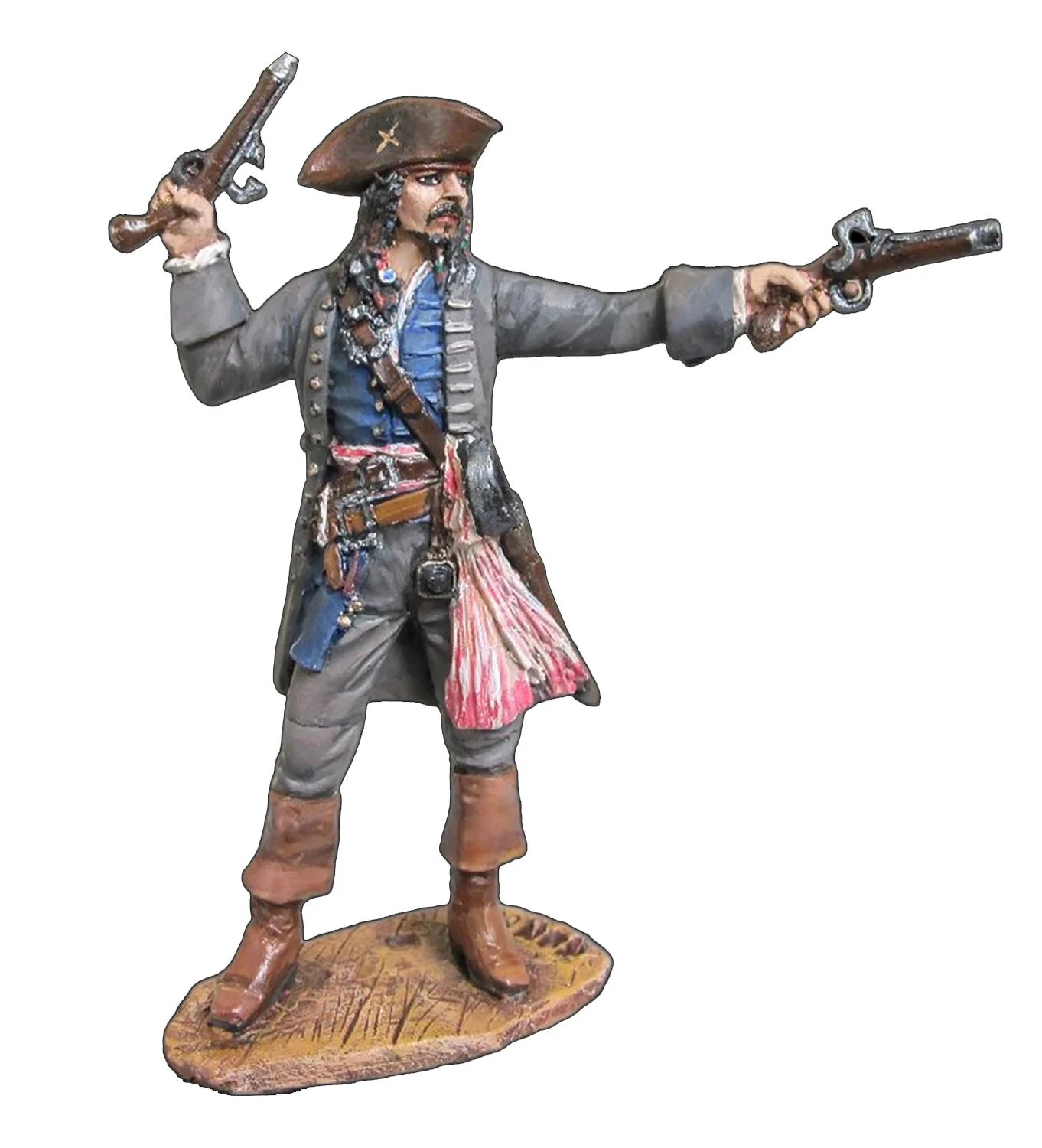 Статуетка колекційна розфарбована Джек Горобець з металу та олова 6,5 см (42000140)