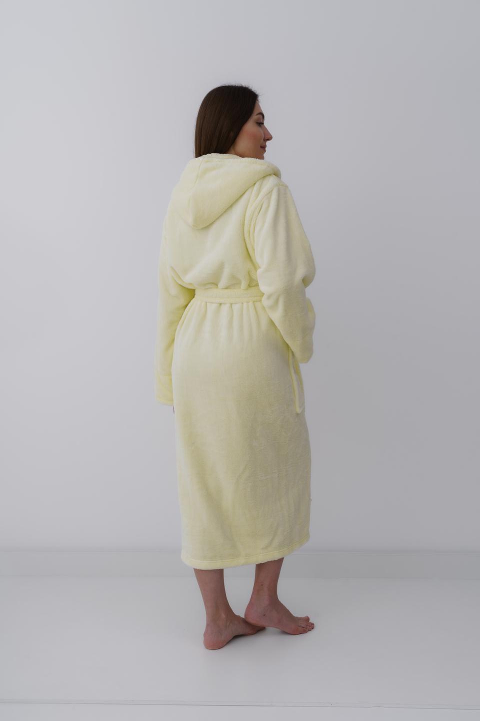 Халат жіночий UT Store HT01 XXL Лимонний - фото 2 Халат жіночий UT Store HT01 XXL Лимонний - фото 2