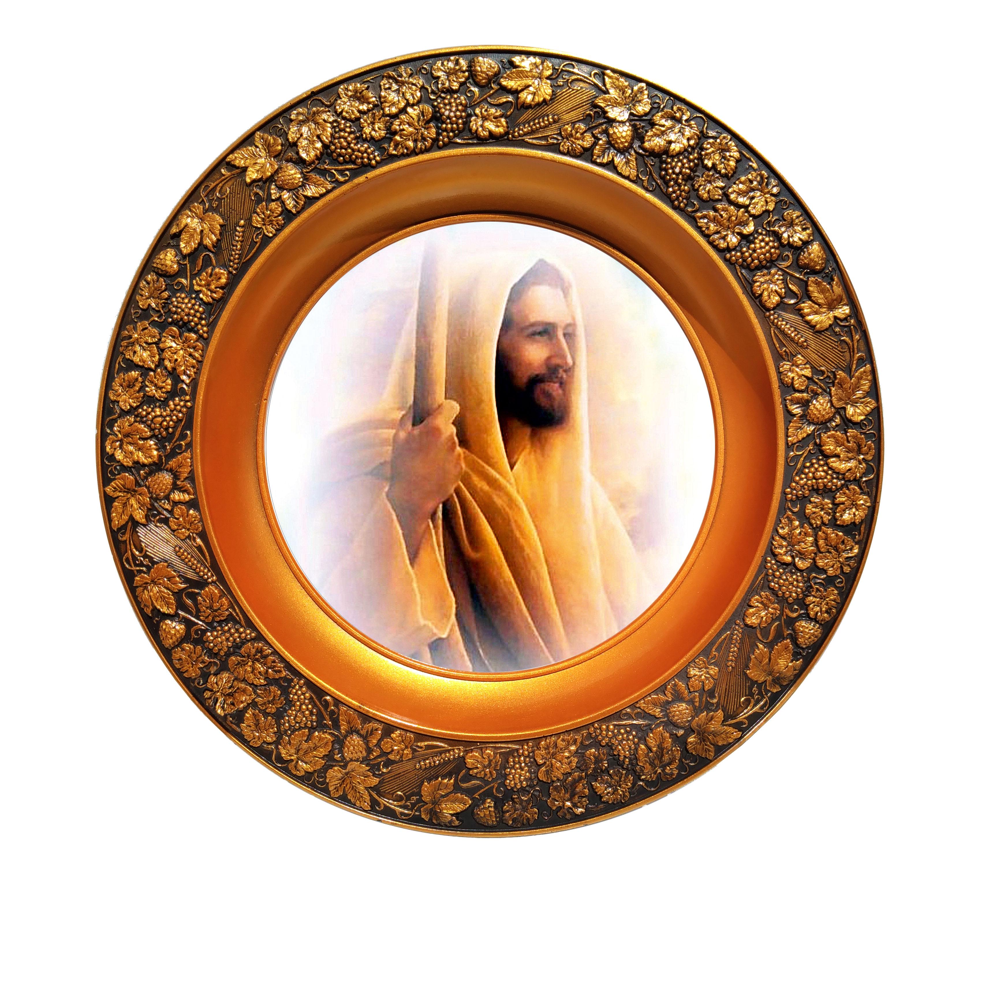 Тарілка декоративна Ікона Ісус 23 см (18822504)