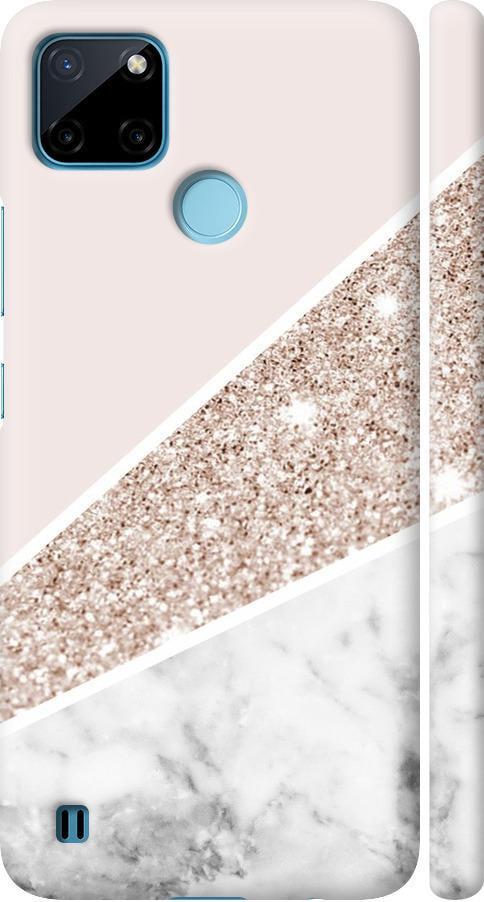 Чехол на Realme C25Y Пастельный мрамор (4342m-2553-42517)