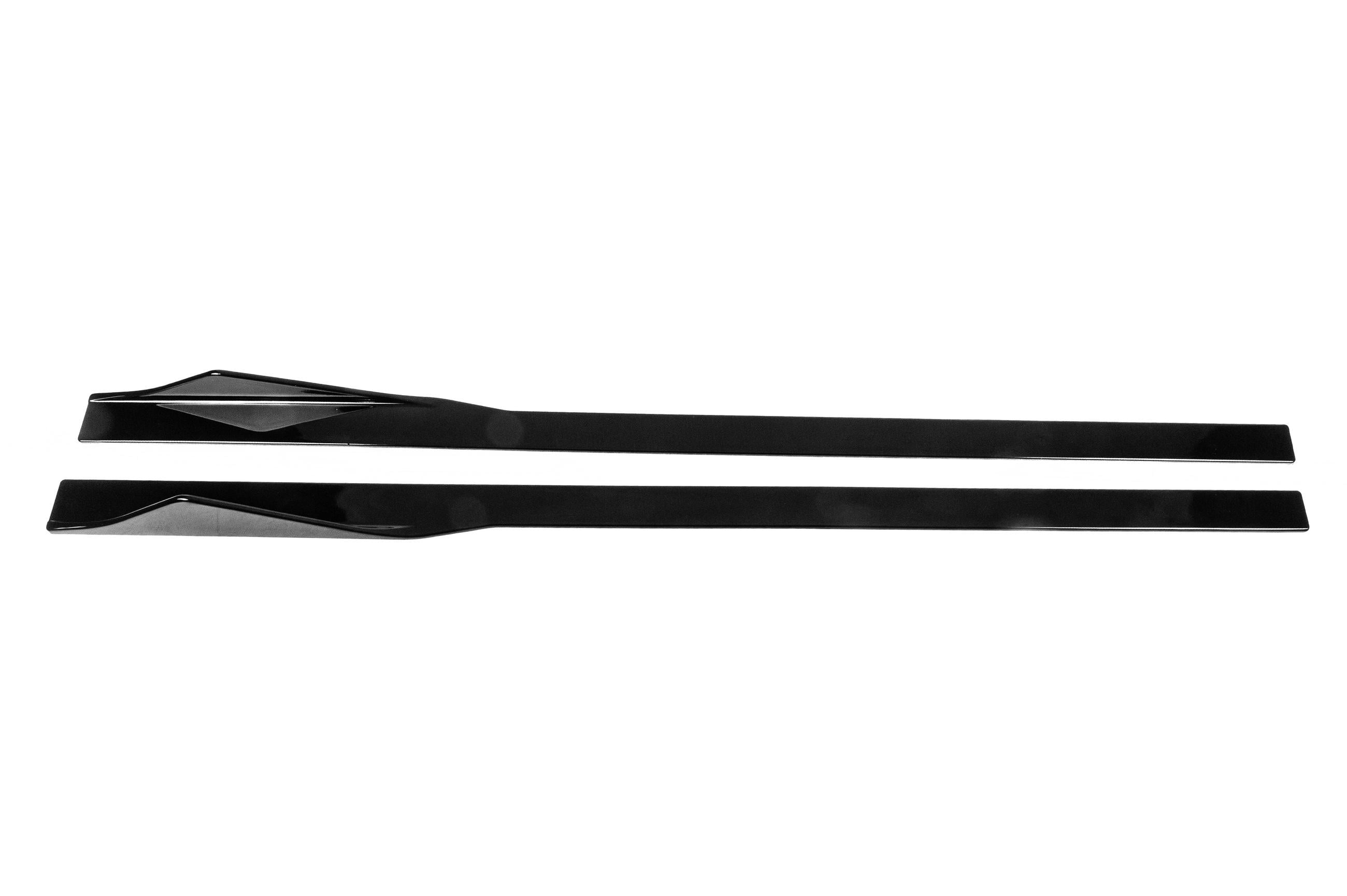 Накладки на пороги GBT MP-Style для BMW 2 серия F22/F23 2014-2021 гг. abs-пластик Черный (176741)