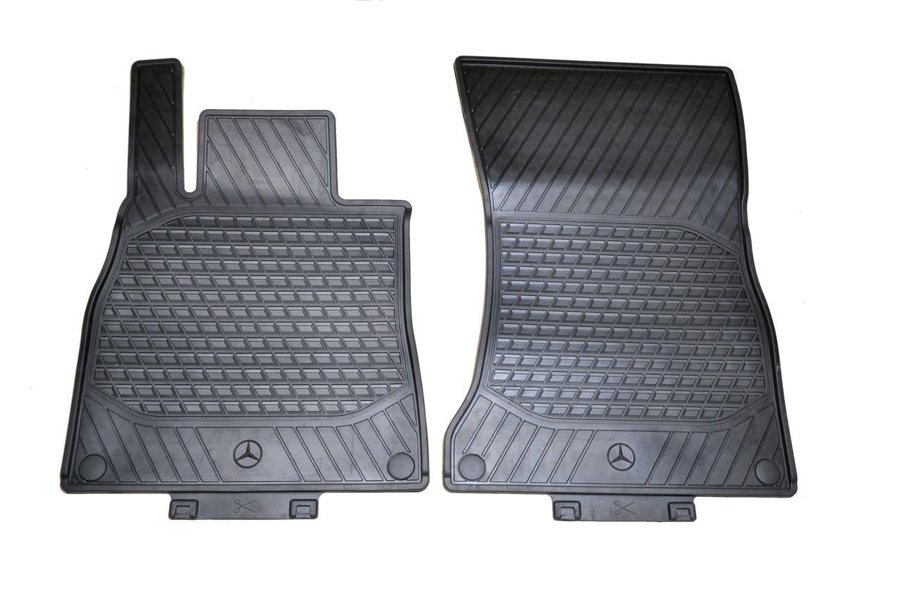 Коврики резиновые Mercedes-Benz для Mercedes-Benz W222 S 13- передние 2 шт. (A22268076059G33)