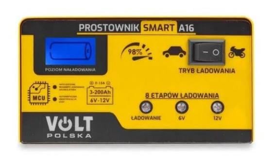 Зарядний пристрій Volt Polska Smart A16 6В/12В 15А (105295) - фото 3