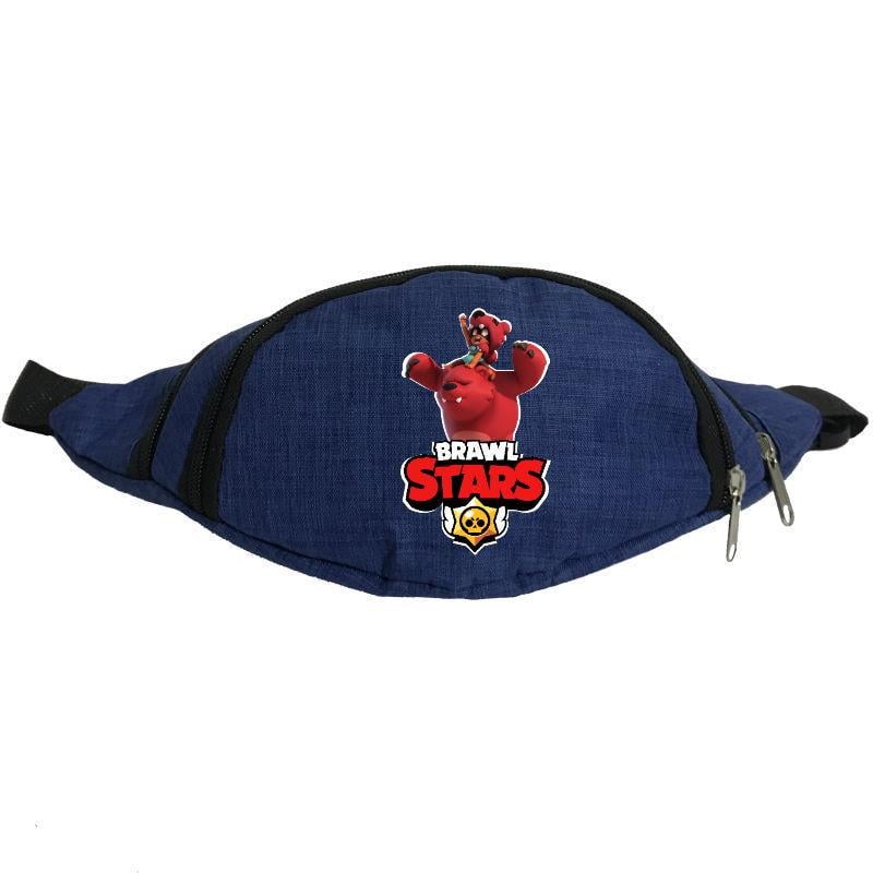 Поясная сумка-бананка Cappuchino toys Бравл Старс Нита BS-Nolan Серый (1454091327)