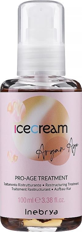Аргановое масло против посеченных кончиков Inebrya Ice Cream Pro Age Treatment Argan Oil 100 мл (932955707)