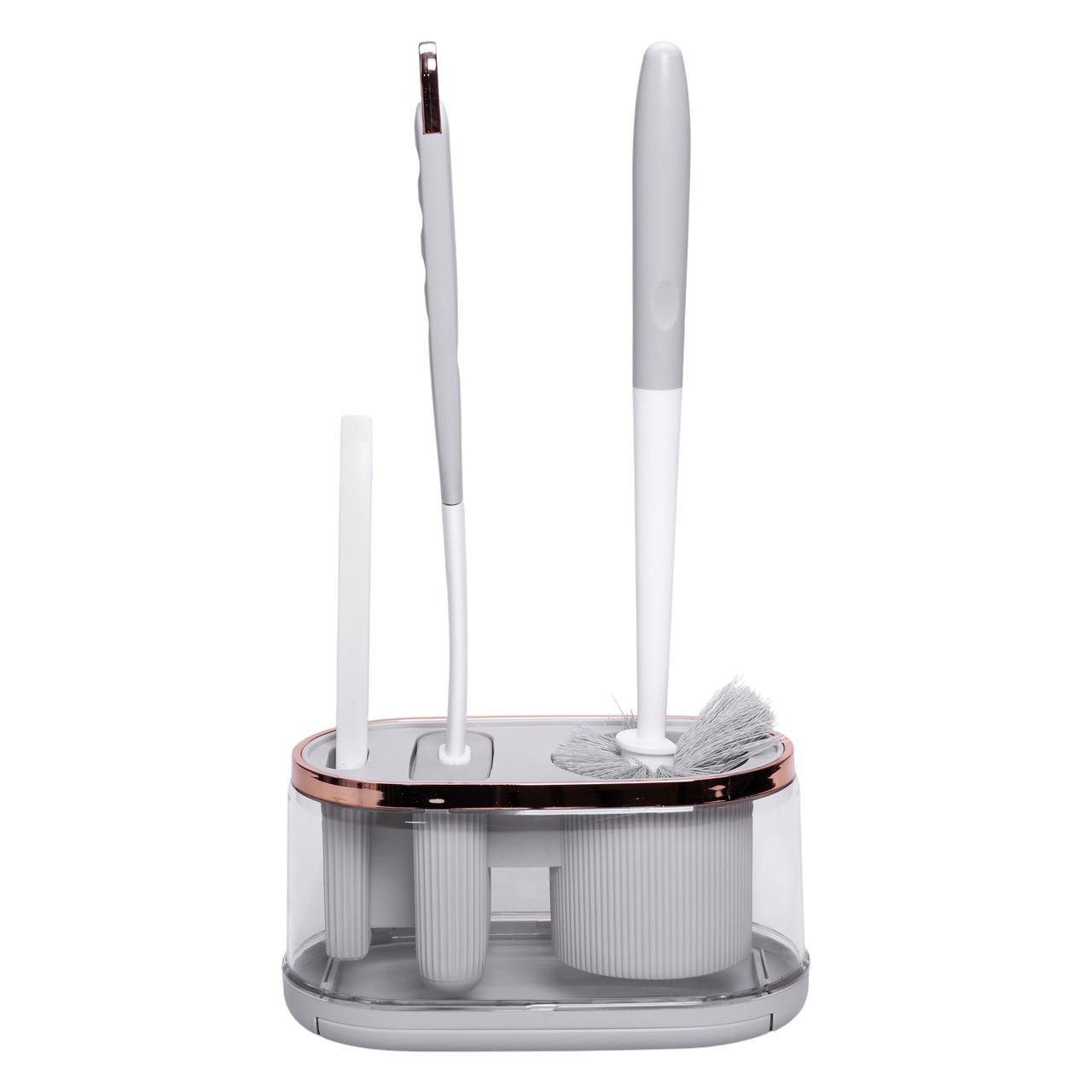 Набор для туалета настенный ершики силиконовые 2 шт. и щетка (HP-35015-47G) - фото 9 Набор для туалета настенный ершики силиконовые 2 шт. и щетка (HP-35015-47G) - фото 9