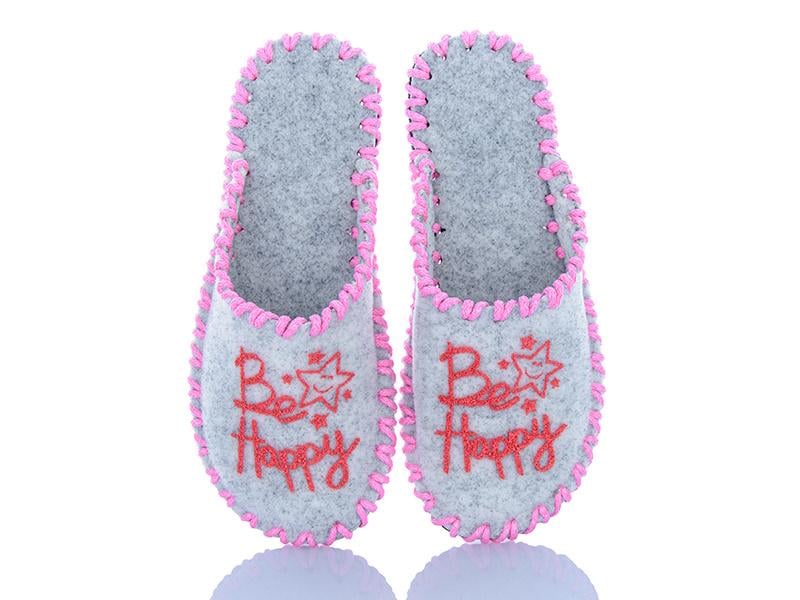 Тапочки фетровые женские VENDS 266 р. 38-39 Серый