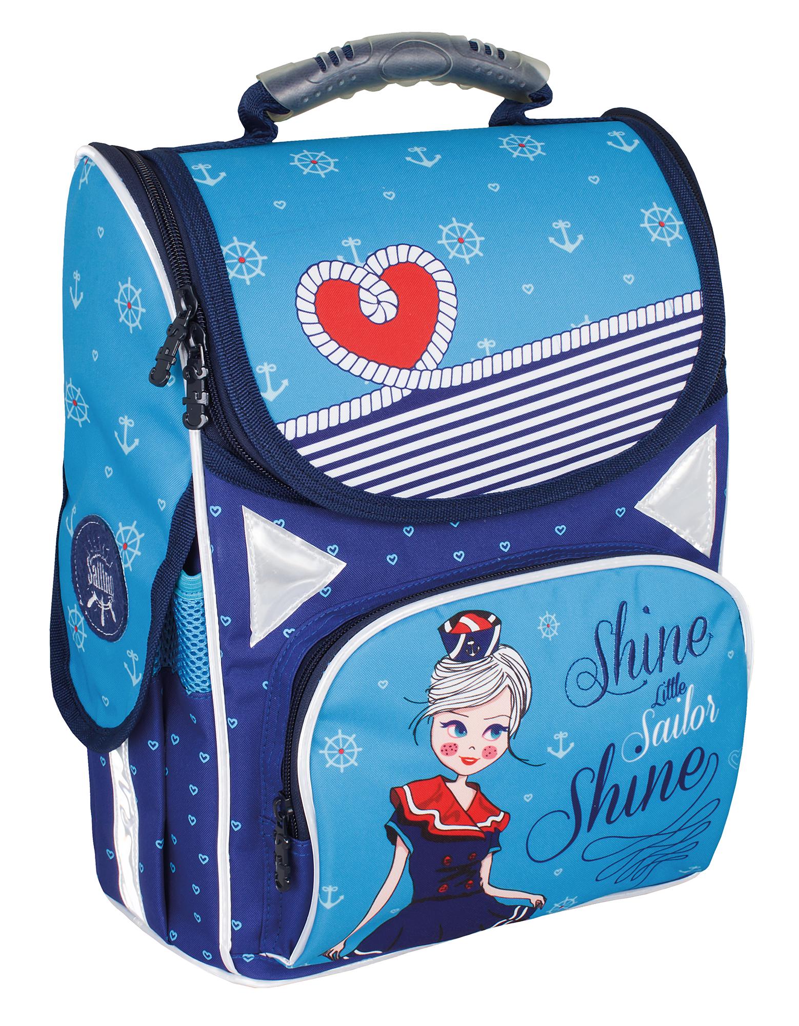 Ранец школьный Cool For School Sailor 34x26x13 см 6-15 л Голубой (CF86178)
