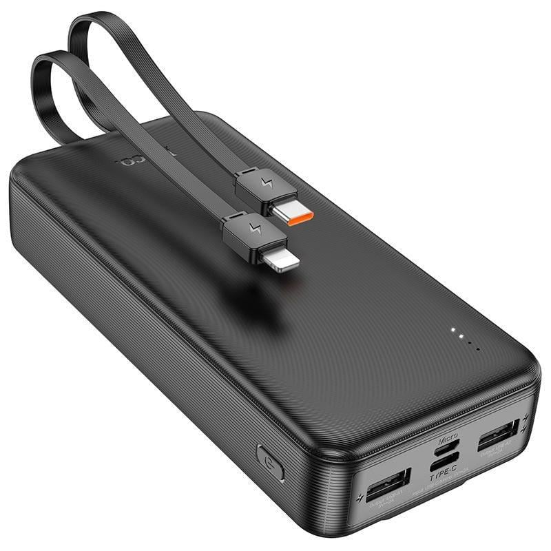 Повербанк Hoco J118A Speed energy с встроенным кабелем 20000 mAh (2194589479)