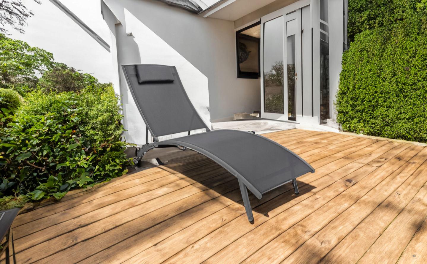 Лежак JG Bali Серый - фото 4