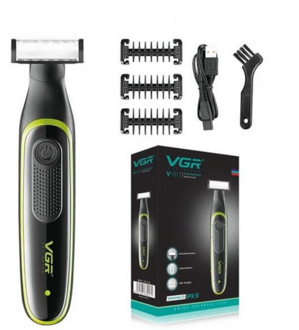 Тример бездротовий VGR V710В з акумулятором 500 mAh і 3 насадками (18088641)