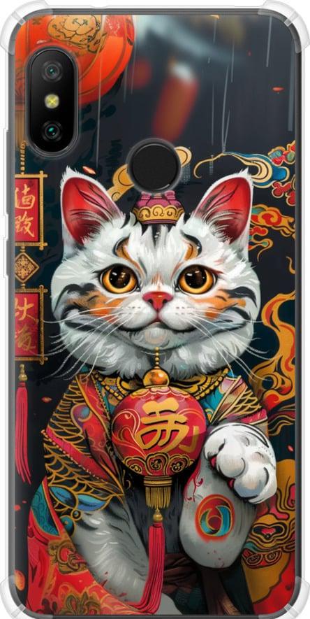 Чехол на Xiaomi Mi A2 Lite China Cat v2 (6135sp-1522-42517) Чехол на Xiaomi Mi A2 Lite China Cat v2 (6135sp-1522-42517)