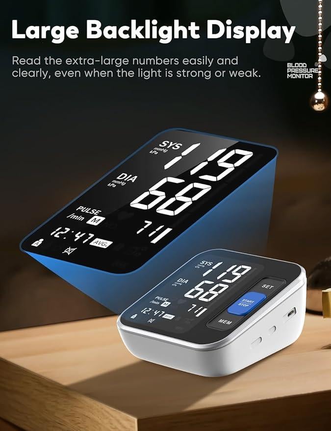 Тонометр для измерения АД с памятью на 2 пользователя - фото 6