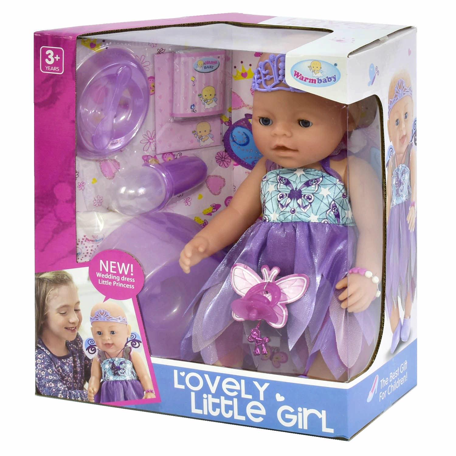 Пупс фея Warm Baby интерактивный в фиолетовом платье (18821) Пупс фея Warm Baby интерактивный в фиолетовом платье (18821)