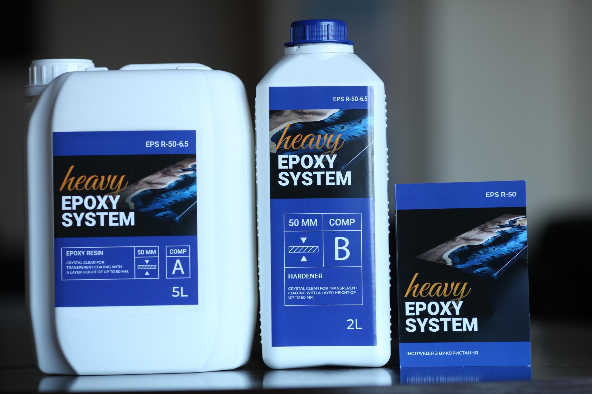 Смола епоксидна для товстого шару Heavy Epoxy System 6,5 кг (EPS R-50 -6,5)