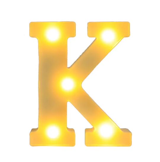 Літера led об'ємна К маленька 16x14 см Білий (553102) - фото 2 Літера led об'ємна К маленька 16x14 см Білий (553102) - фото 2