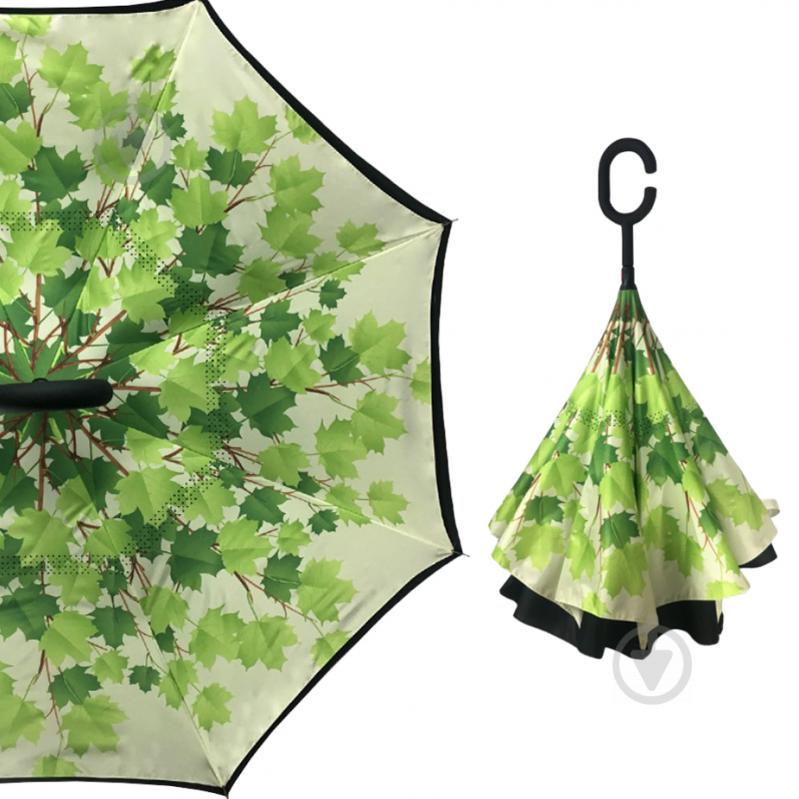 Зонт наоборот Up-Brella Листья (2907-13306)