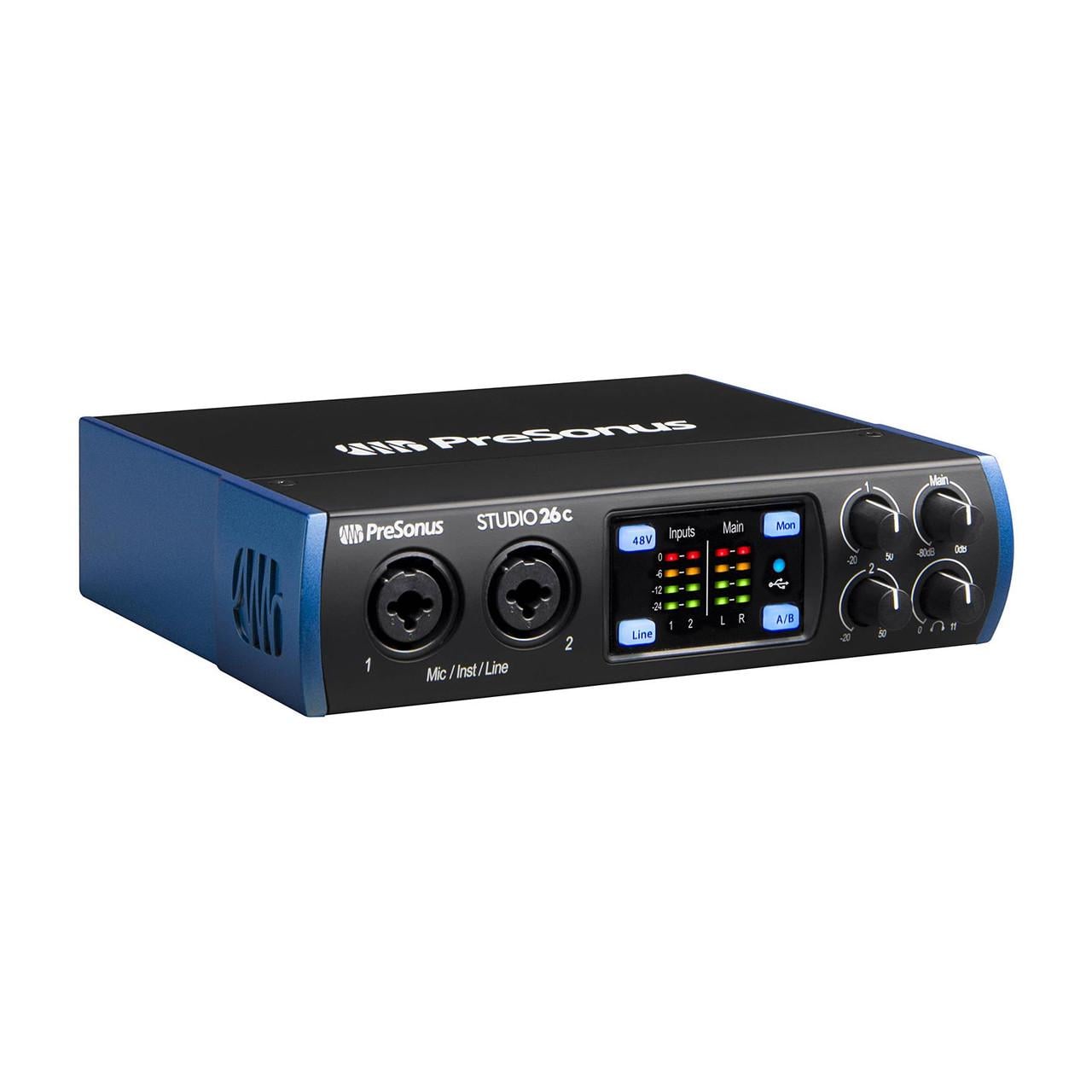 Аудіоінтерфейс USB PreSonus Studio 26c (349031) - фото 3