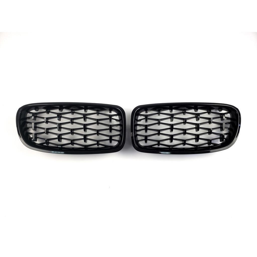 Решетка радиатора GBT для BMW 3 Diamond F-30/31/34 2012-2019 гг. пластик Черный (27669734)