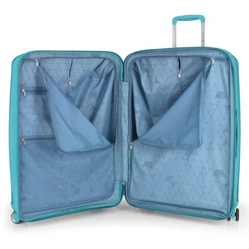 Чемодан на 4-х колесах Gabol Queens L 109/120 л Verde Mint (931365) - фото 5 Чемодан на 4-х колесах Gabol Queens L 109/120 л Verde Mint (931365) - фото 5