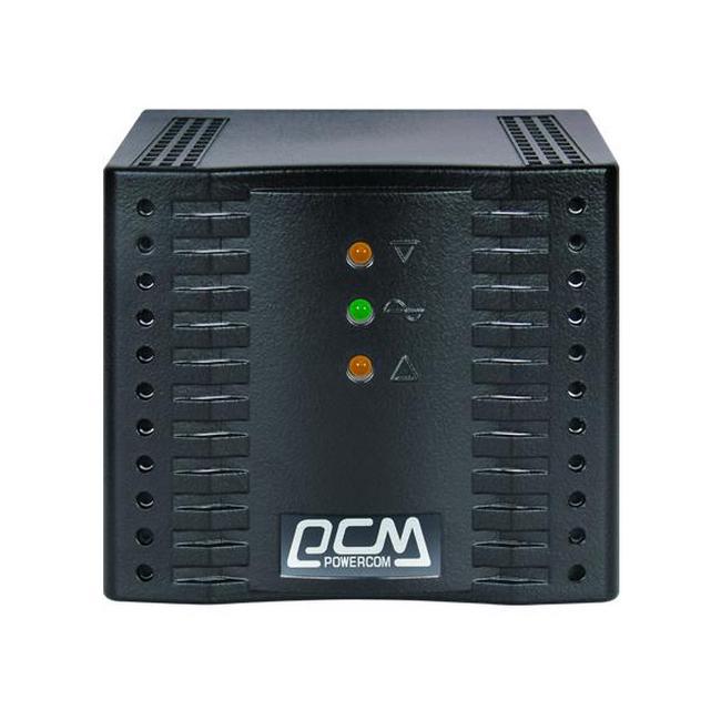 Стабилизатор напряжения Powercom TCA-1200 Black (2853) - фото 2