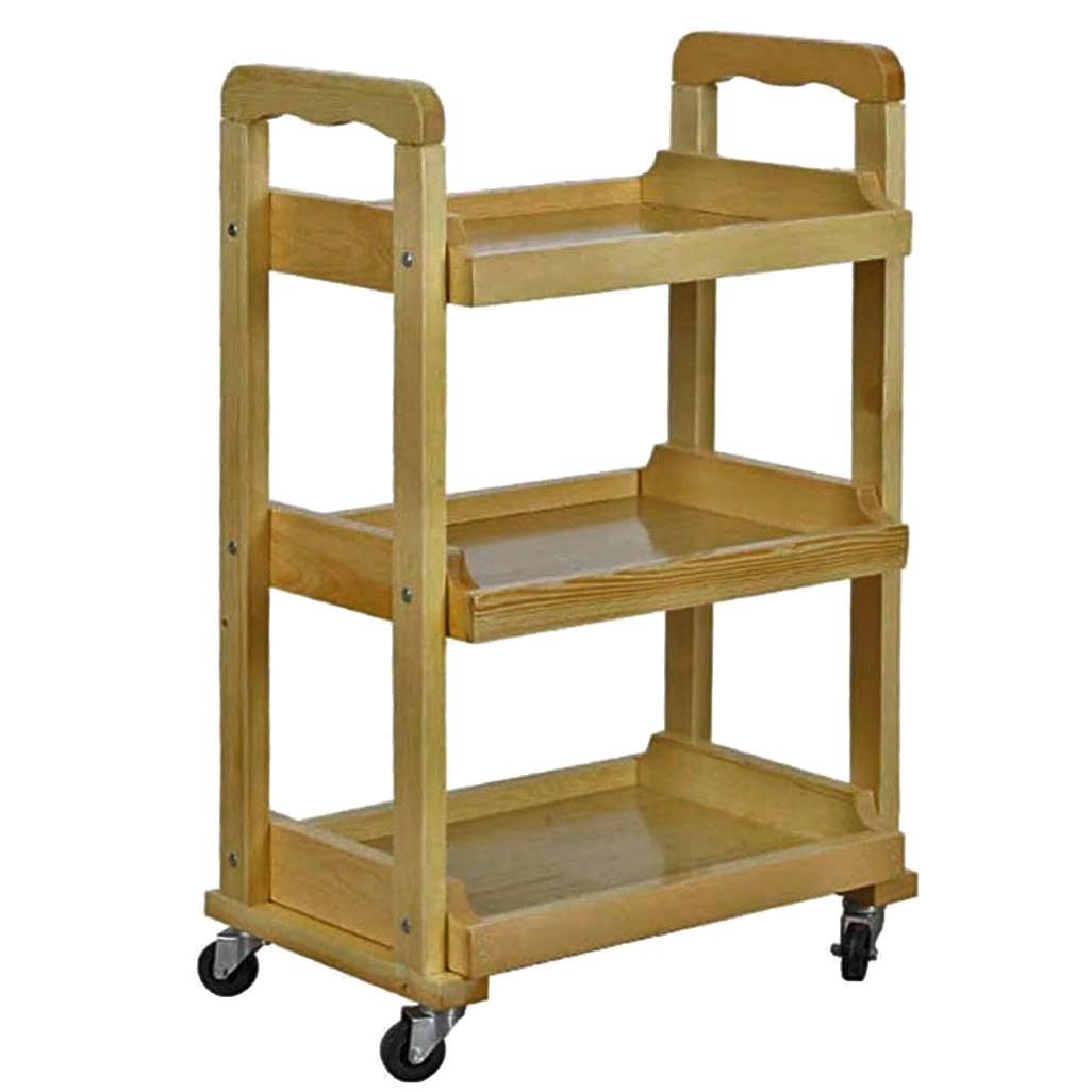 Этажерка для ванной из дерева на колесиках Мелатон Сиена (АБТ-010405)