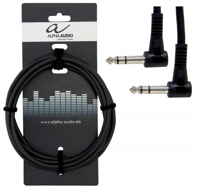 Патч-кабель GEWA Basic Line Stereo Angled Jack 6,3 мм/Stereo Jack 6,3 мм 0,6 м 6 шт. (G-190375) - фото 2