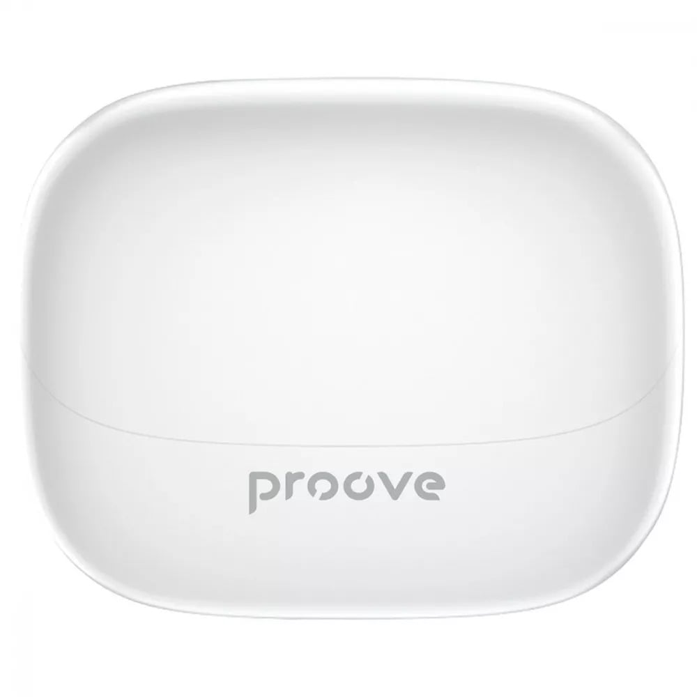 Навушники бездротові Proove Digital Pro TWS with ANC кейс з дисплеєм Білий (27316543) - фото 4