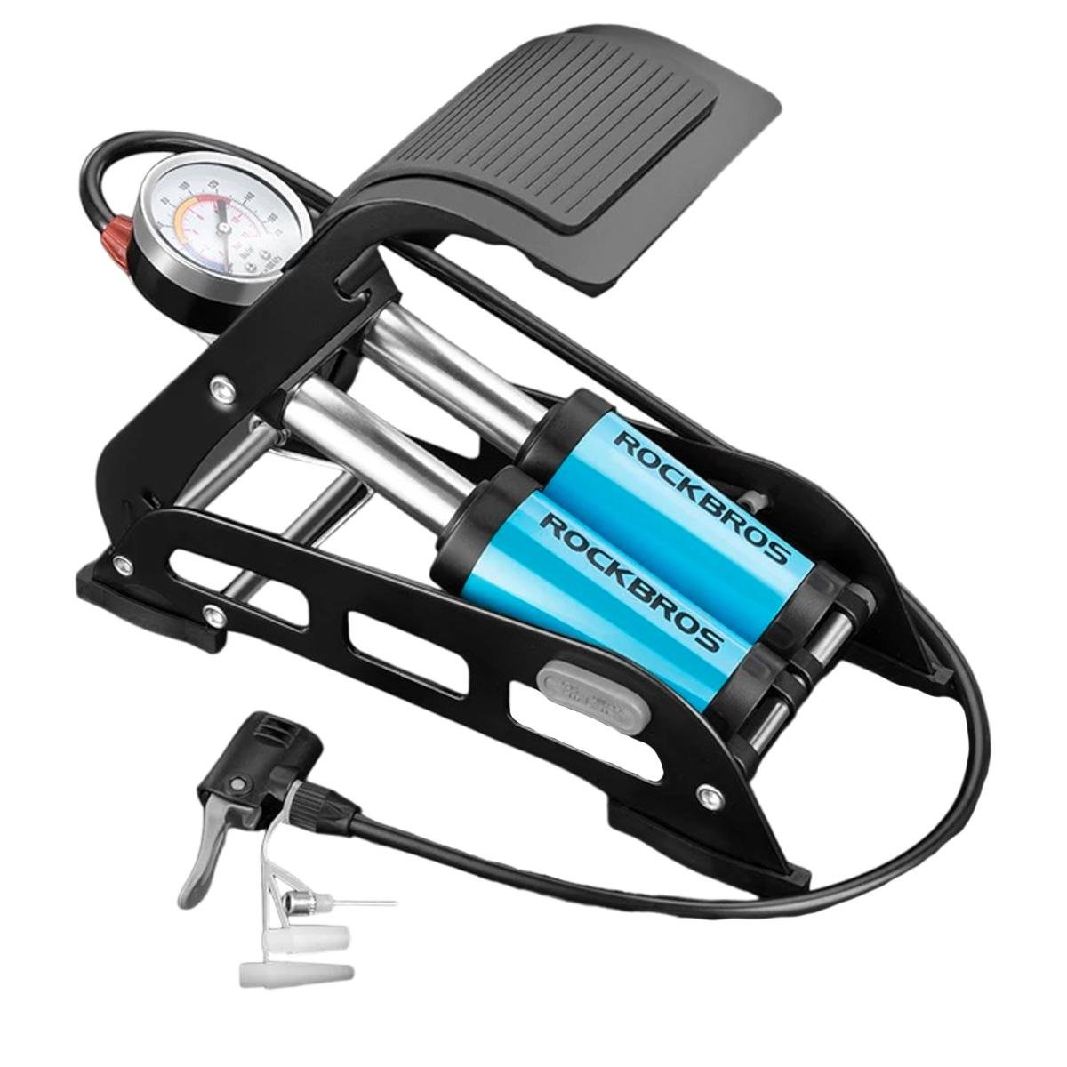 Насос/помпа ножний ROCKBROS FP4411 160 psi/11 бар (RB-FP4411LB-4017)