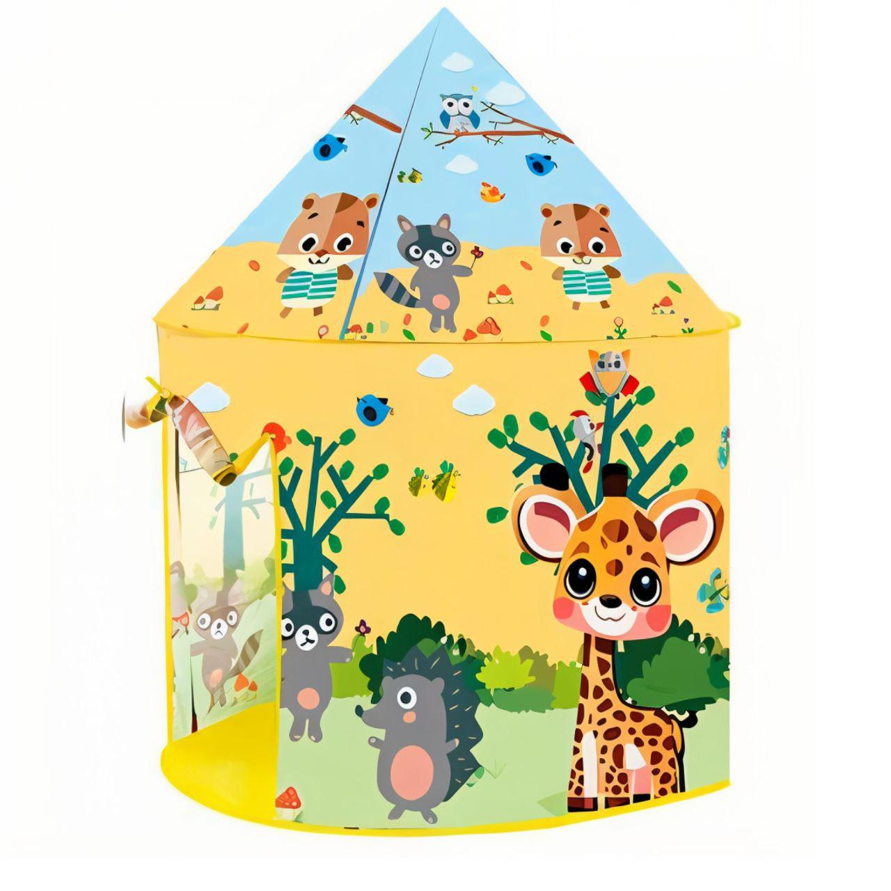 Палатка MR1471 с принтом африканских животных - фото 1 Палатка MR1471 с принтом африканских животных - фото 1