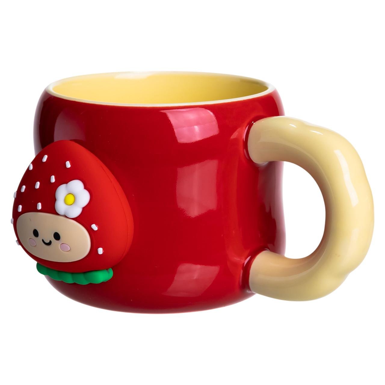 Чашка порцелянова Sanrio Strawberry з магнітним декором 400 мл Червоний (FM-53B) - фото 3 Чашка порцелянова Sanrio Strawberry з магнітним декором 400 мл Червоний (FM-53B) - фото 3