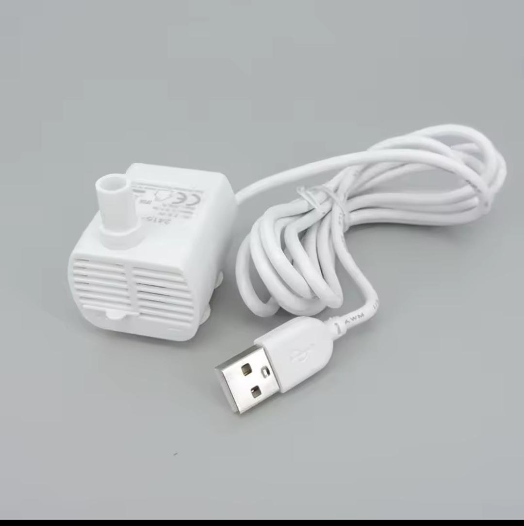 Насос для аквариумов/автопоилок и фонтанов для кошек и собак USB 5 V Белый - фото 5 Насос для аквариумов/автопоилок и фонтанов для кошек и собак USB 5 V Белый - фото 5